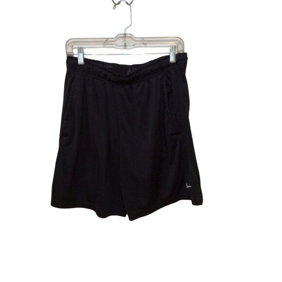 Nike Dri Fit Men Short Medium Black Polyester - Picture 1 of 4